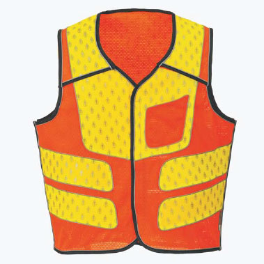 C200 Two Tone Breakaway Orange Vest